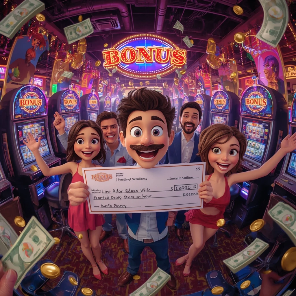 bonus dans les mains de l'homme au casino SHINY WILDS CASINO