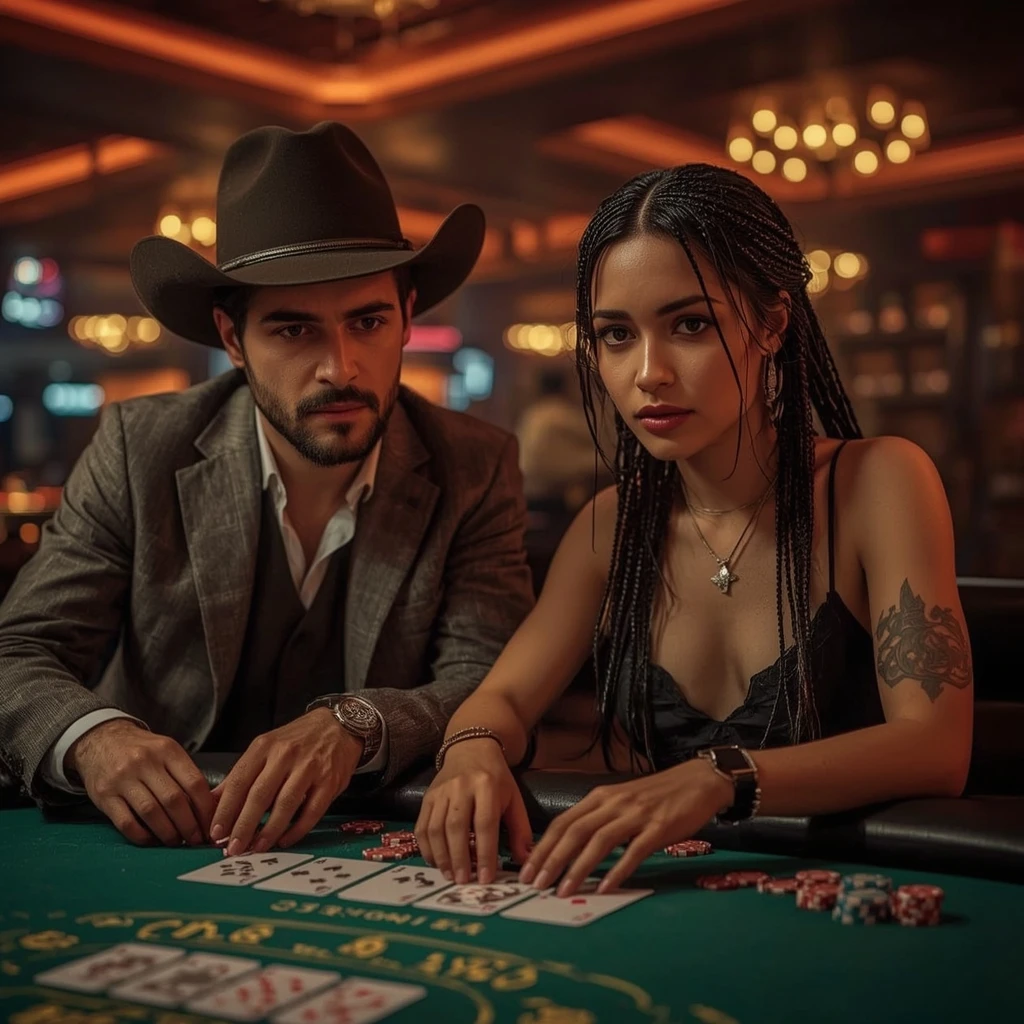 photo de deux joueurs de poker Shiny Wilds Casino